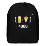 "Chope et frites au Carré" - Sac à dos – Image 6