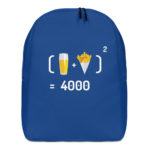 "Chope et frites au Carré" - Sac à dos – Image 3