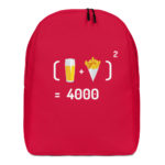 "Chope et frites au Carré" - Sac à dos – Image 2