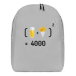 "Chope et frites au Carré" - Sac à dos – Image 4