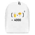 "Chope et frites au Carré" - Sac à dos – Image 5