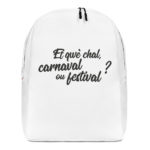 "Et qwè chal, carnaval ou festival ?" - Sac à dos – Image 6