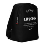 "Liégeois... Voir aussi Dieu vivant" - Sac à dos