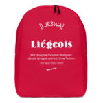"Liégeois... Voir aussi Dieu vivant" - Sac à dos – Image 4