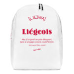 "Liégeois... Voir aussi Dieu vivant" - Sac à dos – Image 2