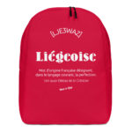 "Liégeoise... Voir aussi Déesse de la Création" - Sac à dos – Image 2