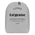 "Liégeoise... Voir aussi Déesse de la Création" - Sac à dos – Image 6