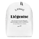"Liégeoise... Voir aussi Déesse de la Création" - Sac à dos – Image 4