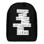 "Londres, Paris, New-York... Liège" - Sac à dos – Image 3