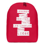 "Londres, Paris, New-York... Liège" - Sac à dos – Image 2