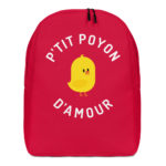 "P'tit poyon d'amour" - Sac à dos – Image 2
