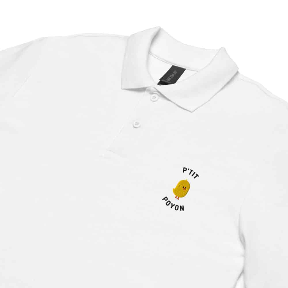 "P'tit poyon" Polo brodé