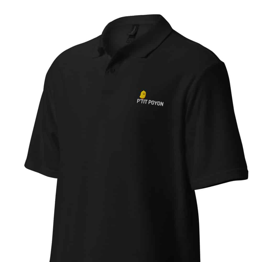 RASTAKWER-polo-brode-petit-poyon-V2-NEW-Z-details "P'tit poyon" Polo brodé – Image 6