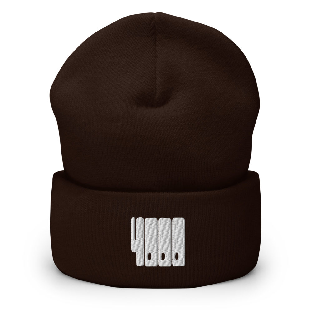 "POP - 4000" Bonnet brodé – Image 7