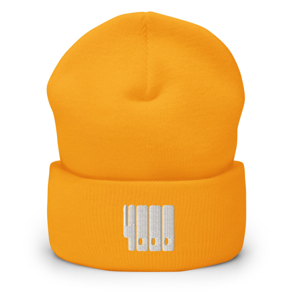 "POP - 4000" Bonnet brodé – Image 12