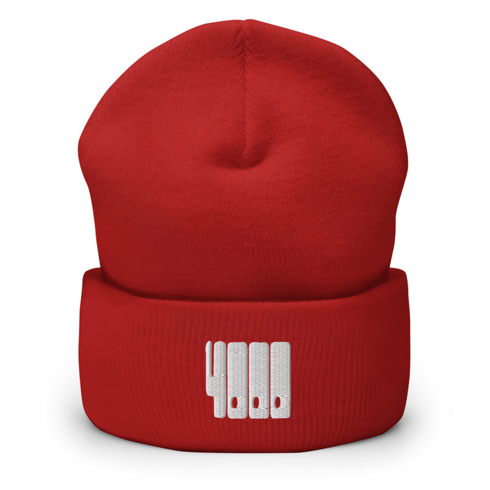 "POP - 4000" Bonnet brodé – Image 4