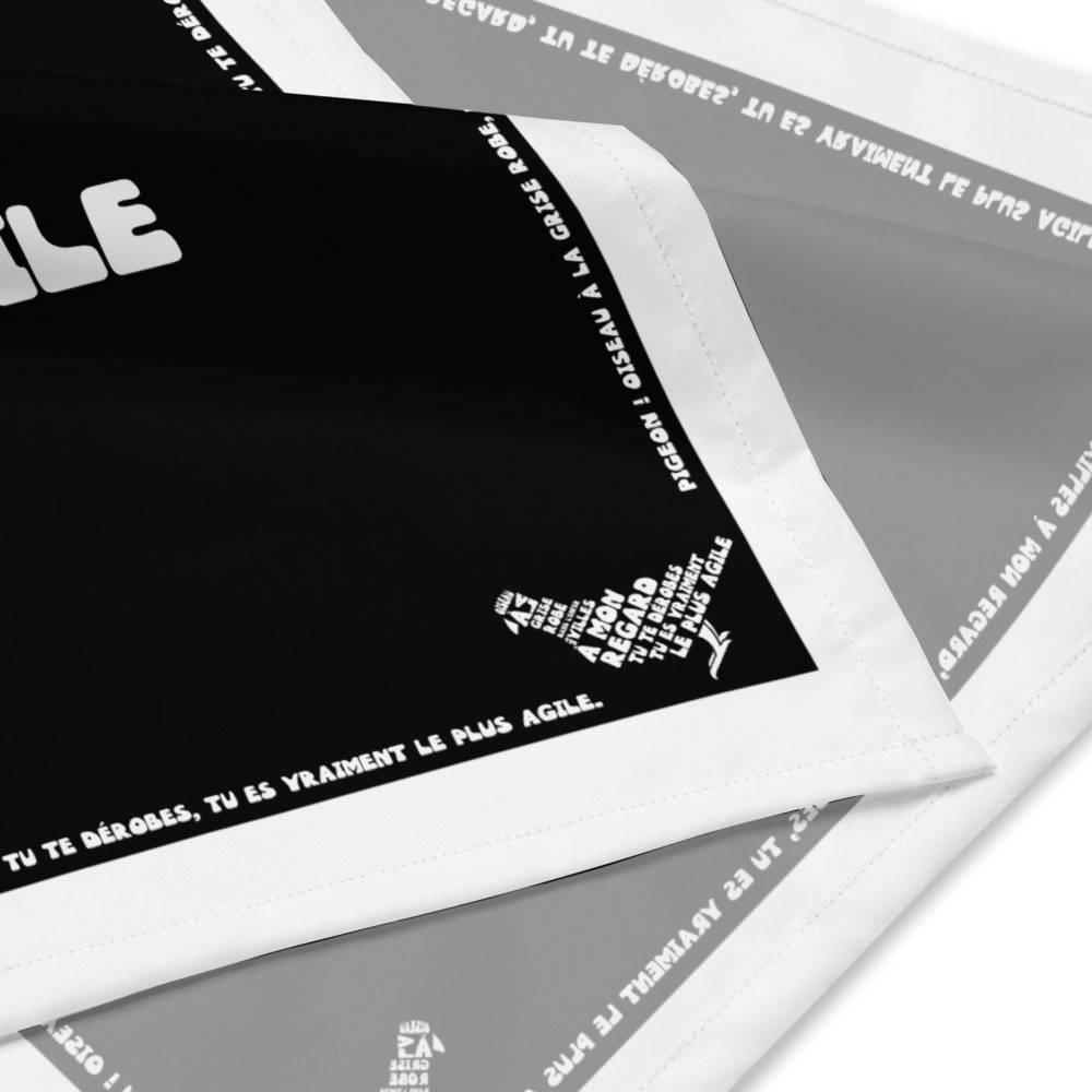 "Pigeon, oiseau à la grise robe..." - Bandana – Image 6