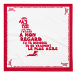 "Pigeon, oiseau à la grise robe..." - Bandana – Image 5