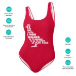 "Pigeon, oiseau à la grise robe..." Maillot de bain une pièce – Image 14