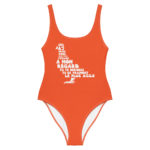 "Pigeon, oiseau à la grise robe..." Maillot de bain une pièce – Image 6