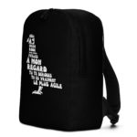 "Pigeon, oiseau à la grise robe..." - Sac à dos – Image 8