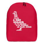 "Pigeon, oiseau à la grise robe..." - Sac à dos – Image 3