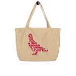 "Pigeon, oiseau à la grise robe..." Shopping bag éco-friendly – Image 2