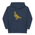 "Pigeon, oiseau à la grise robe..." Sweat à capuche éco-friendly enfant – Image 2