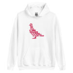 "Pigeon, oiseau à la grise robe..." Sweat à capuche – Image 4