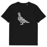 “Pigeon, oiseau à la grise robe...” Tee-shirt éco-friendly