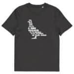 “Pigeon, oiseau à la grise robe...” Tee-shirt éco-friendly – Image 6