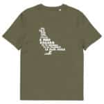 “Pigeon, oiseau à la grise robe...” Tee-shirt éco-friendly – Image 5