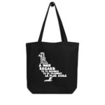 "Pigeon, oiseau à la grise robe..." Tote bag éco-friendly – Image 2
