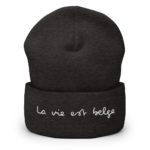 "La vie est belge" Bonnet brodé – Image 11