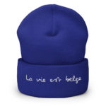 "La vie est belge" Bonnet brodé – Image 4