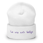 "La vie est belge" Bonnet brodé – Image 5