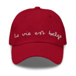 "La vie est belge" Casquette brodée – Image 3