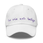 "La vie est belge" Casquette brodée