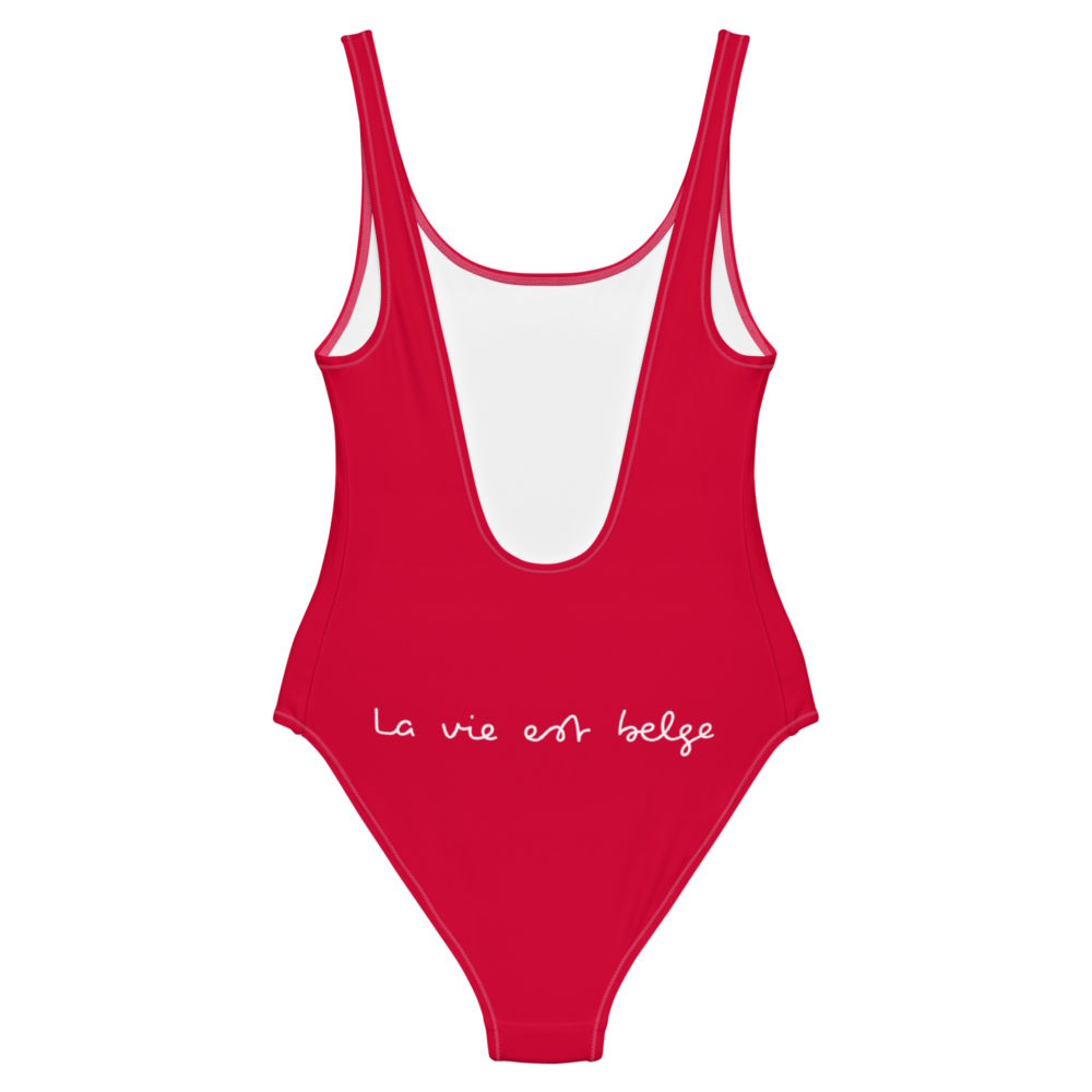 "La vie est belge" Maillot de bain une pièce – Image 12