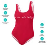 "La vie est belge" Maillot de bain une pièce – Image 14