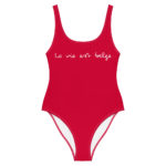 "La vie est belge" Maillot de bain une pièce – Image 4