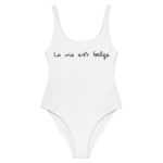 "La vie est belge" Maillot de bain une pièce – Image 6