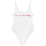 "La vie est belge" Maillot de bain une pièce – Image 2