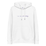 "La vie est belge" Sweat à capuche éco-friendly – Image 3