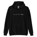 "La vie est belge" Sweat à capuche brodé – Image 3