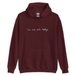 "La vie est belge" Sweat à capuche brodé – Image 12