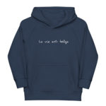 "La vie est belge" Sweat à capuche éco-friendly enfant – Image 2
