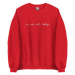 "La vie est belge" Sweatshirt brodé – Image 12