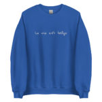 "La vie est belge" Sweatshirt brodé – Image 13