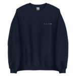 "La vie est belge" Sweatshirt brodé "cœur" – Image 7